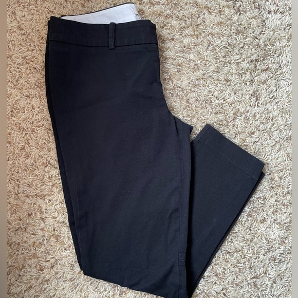J. Crew stretch dress pants size 4 with side seam zipper and flat front - Picture 1 of 5